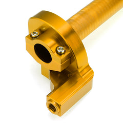 22mm 7/8" Throttle Twist Grip Handlebar Anodized Aluminum Dirt Pit Bike Universal