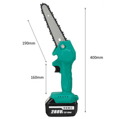 6 Inch Portable Electric Chain Saw Pruning Saw Rechargeable Woodworking Tool