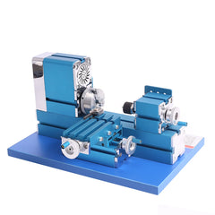 60W 20000rpm Universal Mini Wood Lathe Machine Wood Turning Lathe Motorized Metalworking DIY CNC Tool
