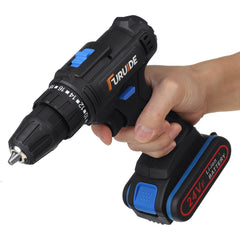 12V 3900mAh 2 Speed Electric Cordless Drill Driver Power Tool w/ Bits Set & Battery