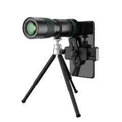 Monocular Telescope 8X-24X Zoom BAK4 Prism FMC Lens with Smartphone Holder Tripod Storage Bag
