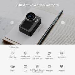 Dynamic 4K 20MP Dual Touch Action Camera - Waterproof, Anti-Shake, Live Stream, Capture Every Moment