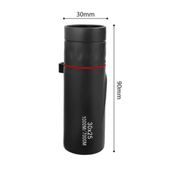 30x25 Mini Monocular Pocket Prime Monocular Handheld Telescope with Carrying Bag for Hiking Camping Wildlife Observation Moon Sports Game Concert Watching