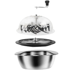Greenzech Industrial Manual Bowl Leaf Trimmer 16"/19" – Stainless Steel Hydroponic Bud Trimming Machine