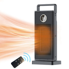 Portable 2000W PTC Ceramic Space Heater with Timer, Oscillation & Safety Features for Indoor Use