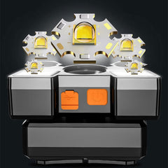 5LED Headlight Built-in 18650 Battery USB Rechargeable Portable Lantern Headlight Outdoor Camping Headlight ABS Headlamp Torch