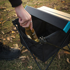 Portable Outdoor Camping Folding Table Detachable Fishing Picnic Ultra-light Mini Desk with Storage Bag For Camp Hiking