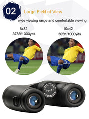 Binoculars 10X42/8X32 Telescope Powerful Professional HD Long Range camping equipment For Traving Suvival