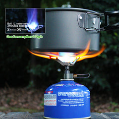 Outdoor Portable Solo Titanium Camping Gas Stove 25g Lightweight Mini Gas Cooker Burner Camping Hiking Gas Burner