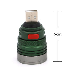 Ultra Bright Portable USB Flashlight Mini Zoomable 3 Modes Pocket Camping Bulbs Torch Lantern Power by USB Power Bank
