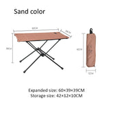 Outdoor folding table camping portable picnic table ultra light aluminum alloy self-driving barbecue table