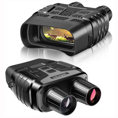 High-Performance Digital Night Vision Binoculars with 7 IR Levels, HD Image/Video, 1300FT Range, Manual Focus