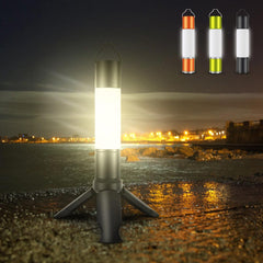 High Power LED Flashlights USB Rechargeable Torch Light Camping Supplies Lantern 1800mAh Power Bank Portable Zoom Flashlight