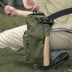 Portable Outdoor Campground Nail Storage Bag Camping Tent Nail Storage Bag Accessories Bag Ground Nail Bag Tool Kit