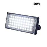 50W LED Floodlight DC12V Waterproof Electric Clip Charger LED Emergency Lamp Spotlight Camping Hiking Working Outdoor Lighting
