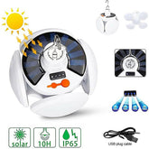 LED Bulb Solar Light Outdoor Waterproof Emergency Rechargeable Bulb Light Camping Garden Lighting Solar Lamp