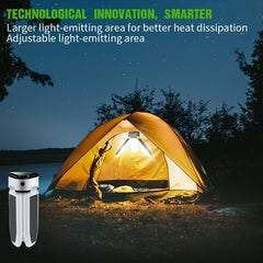 Camping Lantern LED Solar Light Rechargeable Power Bank Powerful Outdoor Lighting Portable Flashlight Emergency Lamp
