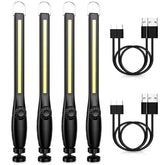 LED Flashlight Magnetic Work Light USB Rechargeable Torch Hook Portable Lantern Inspection Light Camping Car Repair Lamp
