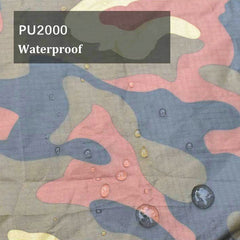Square Camouflage Awnings Ultra Light Waterproof Outdoor Camping Tarp Tourist Travel Sun Shelter Garden Canopy