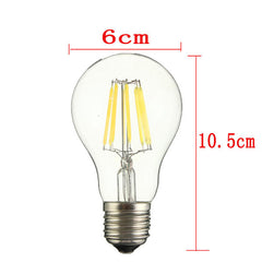 8W Warm White/ White Filament LED Dimmable Globe Bulb Lamp AC220V/110V