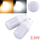 GU10 3.5W 48 SMD 3528 AC 220V LED Corn Light Bulbs With Frosted Cover