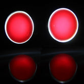 12V Motorcycle LED Lens Headlights Cold Light Fog Lamp Universal