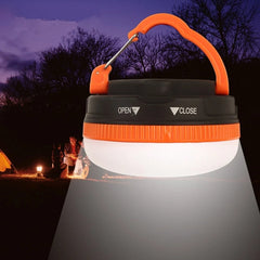 LED Restractable Lantern Portable Camping Light Outdoor Tent LightHook For Backpacking Hiking Home Emergency Lamp