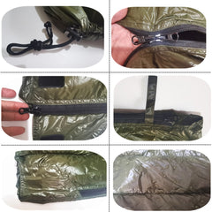 Camping Sleeping Bag 90% Goose Down Adult 200*73cm Envelope Type Ultralight Portable Sliping Down Sleeping Bag 3 Season Warm