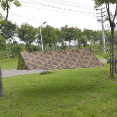 Square Camouflage Awnings Ultra Light Waterproof Outdoor Camping Tarp Tourist Travel Sun Shelter Garden Canopy