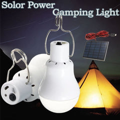 Solar Led Light Bulb Outdoor 15W 5V Emergency Hanging Indoor Portable Sunlight Power Rechargeable Lamp For Bedroom Yard Camping