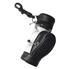 Golf Balls and Tees Pouch Bag Storage Case Holder with 3 Balls and 3 Tees Set
