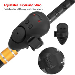 Fishing Bait Alarm Kit Portable & Luminous Digital Alert Set for Enhanced Fishing - Never Miss a Bite