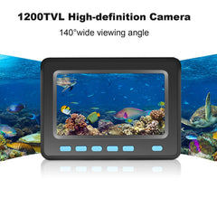 20M/30M 1200TVL Underwater Fishing Camera Fish Finder 4.3'' LCD Monitor 8PCS IR LED Night Vision Camera for Ice Boat Fishing