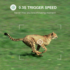 4G/LTE Hunting Camera Wireless 30MP Trail and Game Camera Outdoor Infrared Night Vision Wildlife Animal Scouting Farm Security Camera