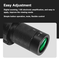 Portable Monocular Night-Visions Sight Device Day Night Use Telescopes 1.54inch Display Photo Taking Video Recording Infrared Digital Video Camera for Fishing Boating Wildlife Observation