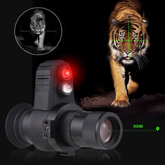 Digital Night Vision Monocular Infrared Night Vision Riflescope with IR Illuminator for Hunting Surveillance Wildlife Observation