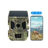 TFT 2.0 inch Display Solar Energy 1080P 16MP Night Vision IP66 Waterproof BT WiFi APP Infrared Hunting Camera