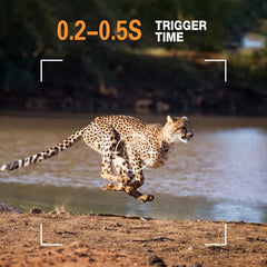 4K 50MP Trail Camera Night Vision Motion Activated Game Camera IP65 Waterproof Hunting Camera