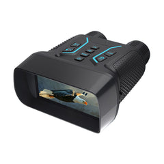 Night Vision Goggles 4K Digital Infrared Binoculars with 8X Zoom 4.5" High-Clear Screen Telescopes for Outdoors Wildlife Observation