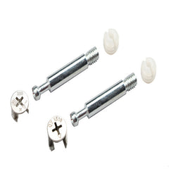 20PCS 3-in-1 Eccentric Wheel Screw Nut Kit for Furniture Wardrobe Connection, Fits 15-21mm Board Thickness