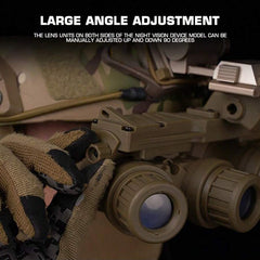Tactical Dummy NVG Model Kit for Cosplay - Realistic GPNVG-18 Night Vision Helmet Accessory