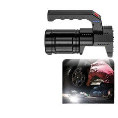 5 Cores XPE+COB ABS Handheld Housing Flashlight Built-in Battery With Sidelight Powerful LED Searchlight