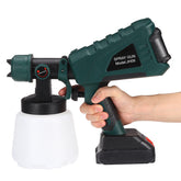 Cordless Paint Sprayer Electric Powerful Spray Gun Adjustable Valve Knob for Painting Fit Makiita