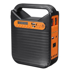 25W Solar Powered System Emergency DC System Light Kit FM Radio Audio USB Card Power Generation With Solar Panel