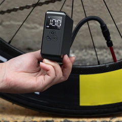 150PSI Portable Bike Pump - 70W 2400mAh USB Rechargeable, Digital Display, for Bicycle/Car/Basketball/Boat