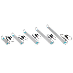 Super Slim LEDs Aquarium Light Aquatic Plant Light 20-60CM Extensible Waterproof Clip on Lamp For Fish Tank Blue White Light