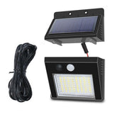 Waterproof LED Solar Power PIR Motion Sensor Wall Light Outdoor Garden Lamp LED