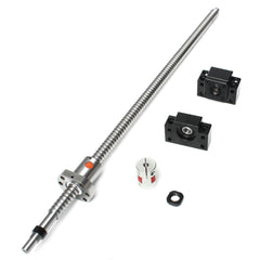 500mm SFU1605 Ball Screw with BK12 BF12 Supports and 6.35x10mm Coupler for CNC