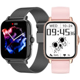 1.69 inch Full Touch Screen NFC BT Calling Heart Rate Blood Pressure Oxygen Monitor Multi-sport Modes IP67 Waterproof Smart Watch