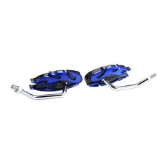 8mm 10mm Motorcycle Flame Rear View Mirrors